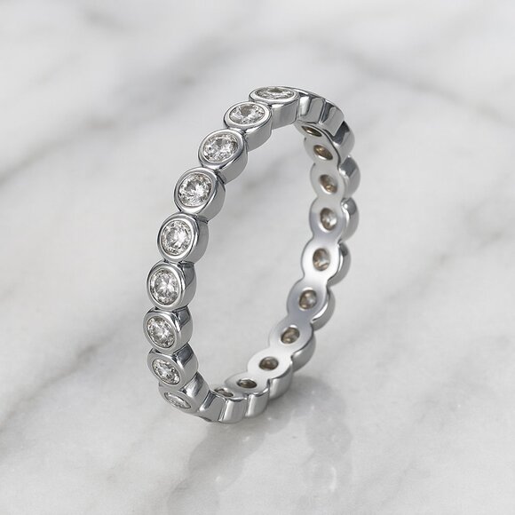 Kayla Sterling Silver Ring - Picture 1 of 2